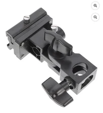 2pk Portable Light Stand Adapter Umbrella Clamp Flash Bracket Flash Stand Supply