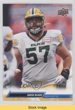 2023 Upper Deck CFL Blue David Beard #85 READ h8y