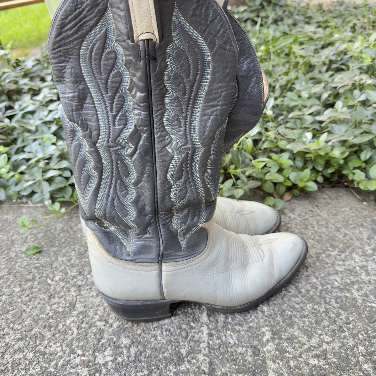 Tony Lama White Boots for Men | eBay