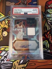 🏀 2023 Panini Select Kobe Bufkin Rookie Jersey Patch Auto /199 PSA 10 💎🔥🥵