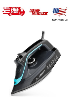 #ad #ad PurSteam Gray Steam Burst Steam Iron with Ceramic Soleplate 1750W $55.99