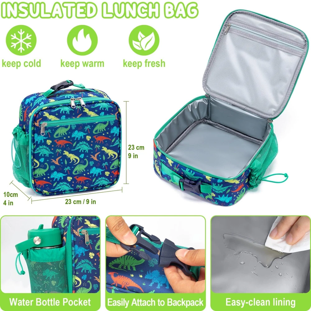 Leakproof 3-4 Compartment Bento Lunch Box for Kids & Adults