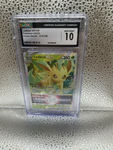 Leafeon VSTAR 14/159 GEM MINT PSA 10. Pokemon SWSH Crown Zenith - 2023