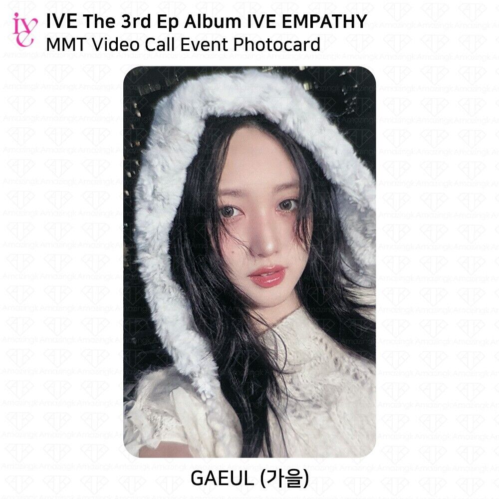 IVE The 3rd EP Album IVE EMPATHY MMT Video Call Fan Sign IVE The 3rd EP Album IVE EMPATHY MMT Video Call Fan Sign