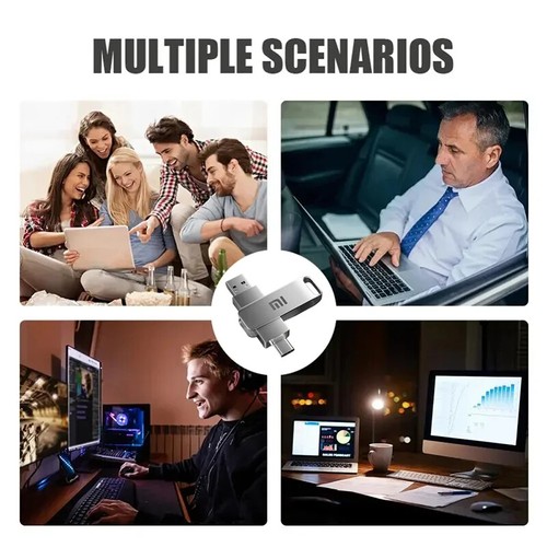 USB PEN DRIVE 3.2 CHIAVETTA USB TYPE-C OTG 2 IN 1 4TB/8TB/16TB PC IPHONE - Foto 3 di 12