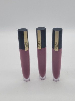 3 PACK L'OREAL PARIS LIP COLOR 458 ADMIRED 0.23 fl oz