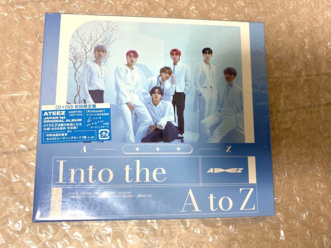 ATEEZ Into the A to Z atiny 初回 CD + DVD ATEEZ Into the A to Z ATINY ver fan club board CD DVD