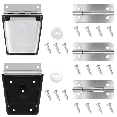 Cooler Hinges & Latch Replacement Parts for Igloo Cooler Stainless Steel Kit