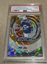 2023 DONRUSS ELITE ORANGE ANTHONY RICHARDSON ROOKIE RC/99 PSA 9 AUTO COLTS SP