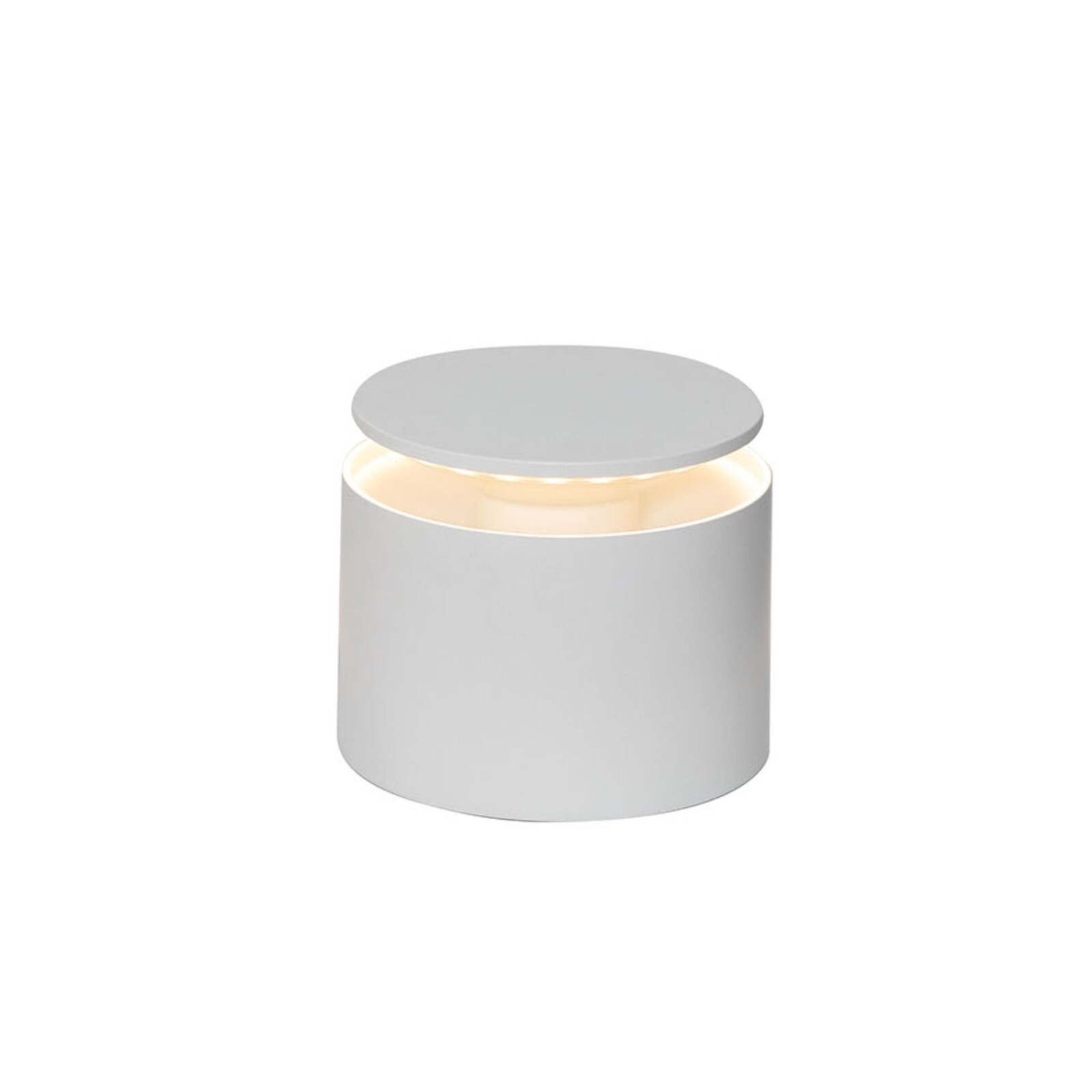 Lampada Push Up Bianca da Tavolo per Ristoranti e Dehors | LED Ricaricabile