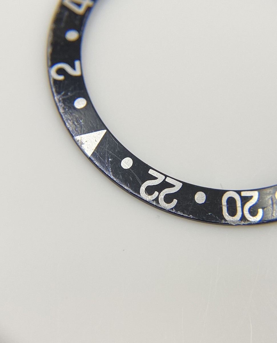 Genuine Rolex GMT Master Coke Faded Pink/ Black Bezel Insert