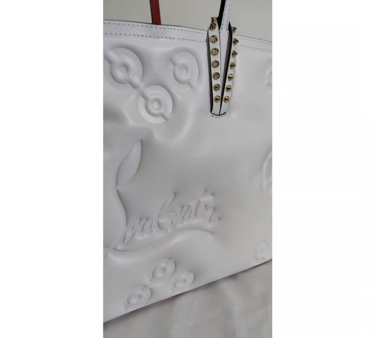 Christian Louboutin Cabata tote white Bag! Limited Edition