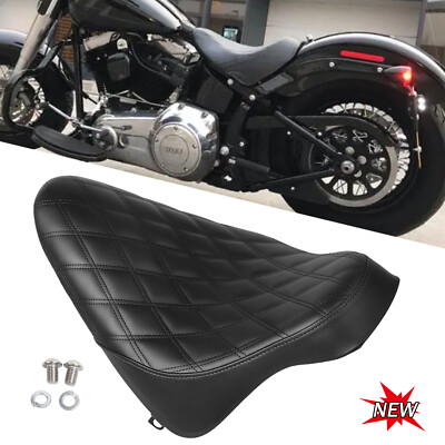Driver Rider Solo Seat For Harley Heritage Softail FLST 00-07 Fatboy FXSTB FXSTS