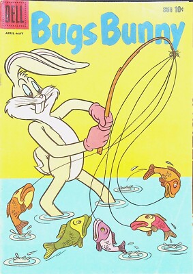 Bugs Bunny 72 Dell Comics 1960 Fishing