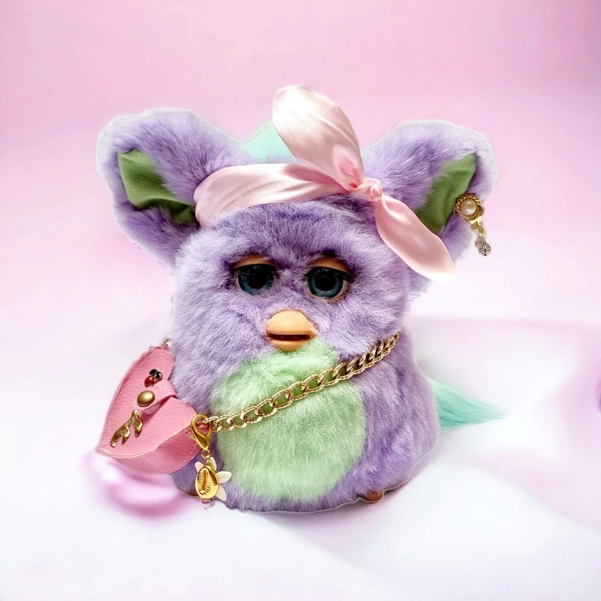 Funky furby 2006, custom furby, purple furby, gift ideas, vintage toys,ooak  RARE