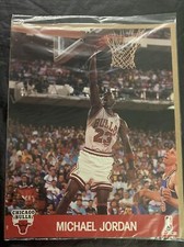 Rare 1990 Michael Jordan NBA Hoops Action Photos Jumbo 8X10–NEW & Factory Sealed