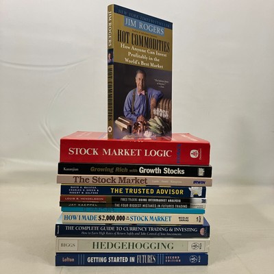 Investing 10 Book TPB Lot Stock Market Logic Growth Wealth Money Hedgehogging