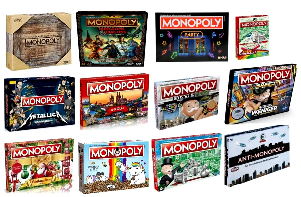 MONOPOLY Brettspiel Hasbro Gesellschaftsspiel City Edition Familienspiel Classic - Bild 1 von 1