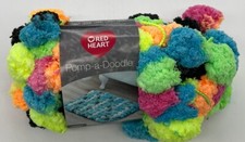 Red Heart Pomp-a Doodle Yarn "Bright Lights" 1 Skein 1434