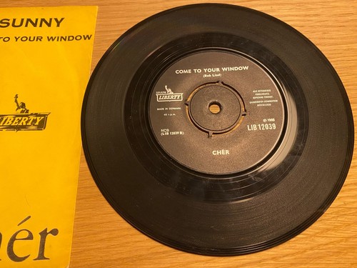 CHÈR "SUNNY / COME TO YOUR WINDOW" 1966 LIBERTY RECORDS MADE IN DENMARK RARE OOP - Picture 2 of 24