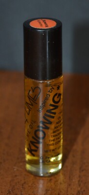 VTG Q PERFUMES Perfume Oil Inspired by KNOWING .3 oz. FULL Travel Size