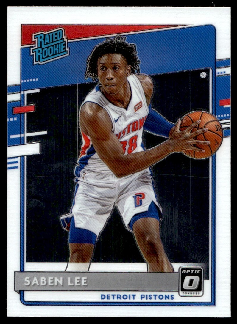 2020-21 Donruss Optic Saben Lee Rookie G261 Detroit Pistons #191