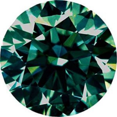 20.01 Ct 18 Mm Blueish Green COLOR ROUND LOOSE MOISSANITE For Rings/Earrings