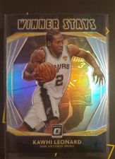 2020-21 Optic Basketball WINNER STAYS #6 Kawhi Leonard HOLO SILVER PRIZM - Spurs