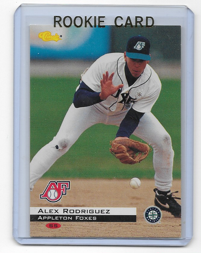 Alex Rodriguez 1994 Classic Appleton Foxes Rookie Card 100 eBay