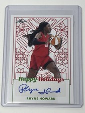 2023 Leaf Happy Holidays #BA-RH1 Rhyne Howard Autograph Atlanta Dream
