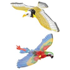 Electric Flying Bird Toy with Hanging Wire Tied to The Ceiling for Pets Cat