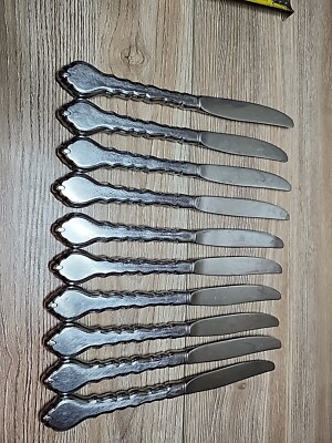 Oneida Community Cello 10 Knives Stainless Knife 