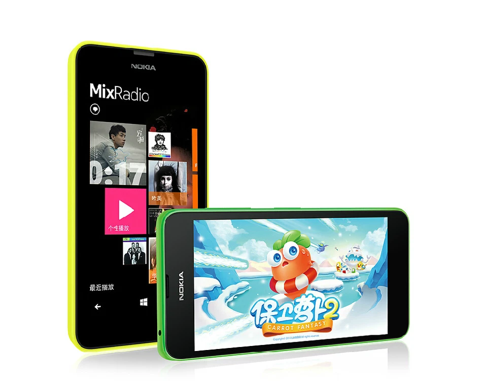 Оригинальный разблокированный мобильный телефон Nokia Lumia 630 N630 на одну и две SIM-карты 3G 8 ГБ 4,5 дюйма - Изображение 2 из 3