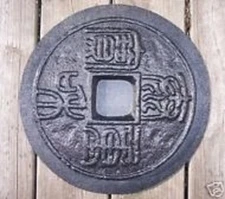 Oriental mold plaster cement Asian decor plastic casting mould  12" x 1/2"