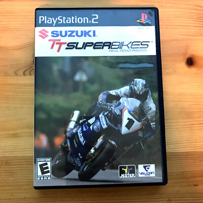 Suzuki TT Superbikes (Sony Playstation 2) PS2 Complete CIB Cleaned Tested Works!