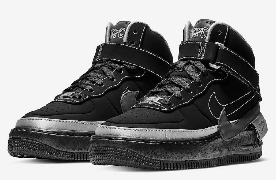 Nike NYC Uptown AF1 Air Force Rox Brown Black BV1575-001 Women's