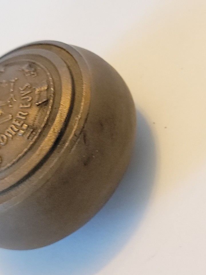 Joannes Est Nomen Ejus Motto Seal Puerto Rico Brass Door Knob Part