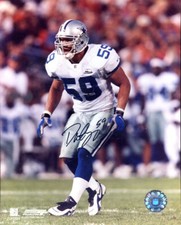 Dat Nguyen (Dallas Cowboys) signed 8x10 glossy photo INPERSON w/ COA