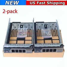 2-pcs 3.5" HDD SATA Metal Drive Caddy Bracket For Dell PowerEdge R630 T630 T430