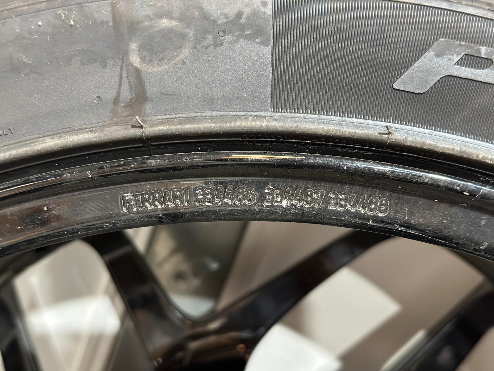 FERRARI 812 SUPERFAST 10x20 ET48 OEM FRONT BLACK WHEEL RIM