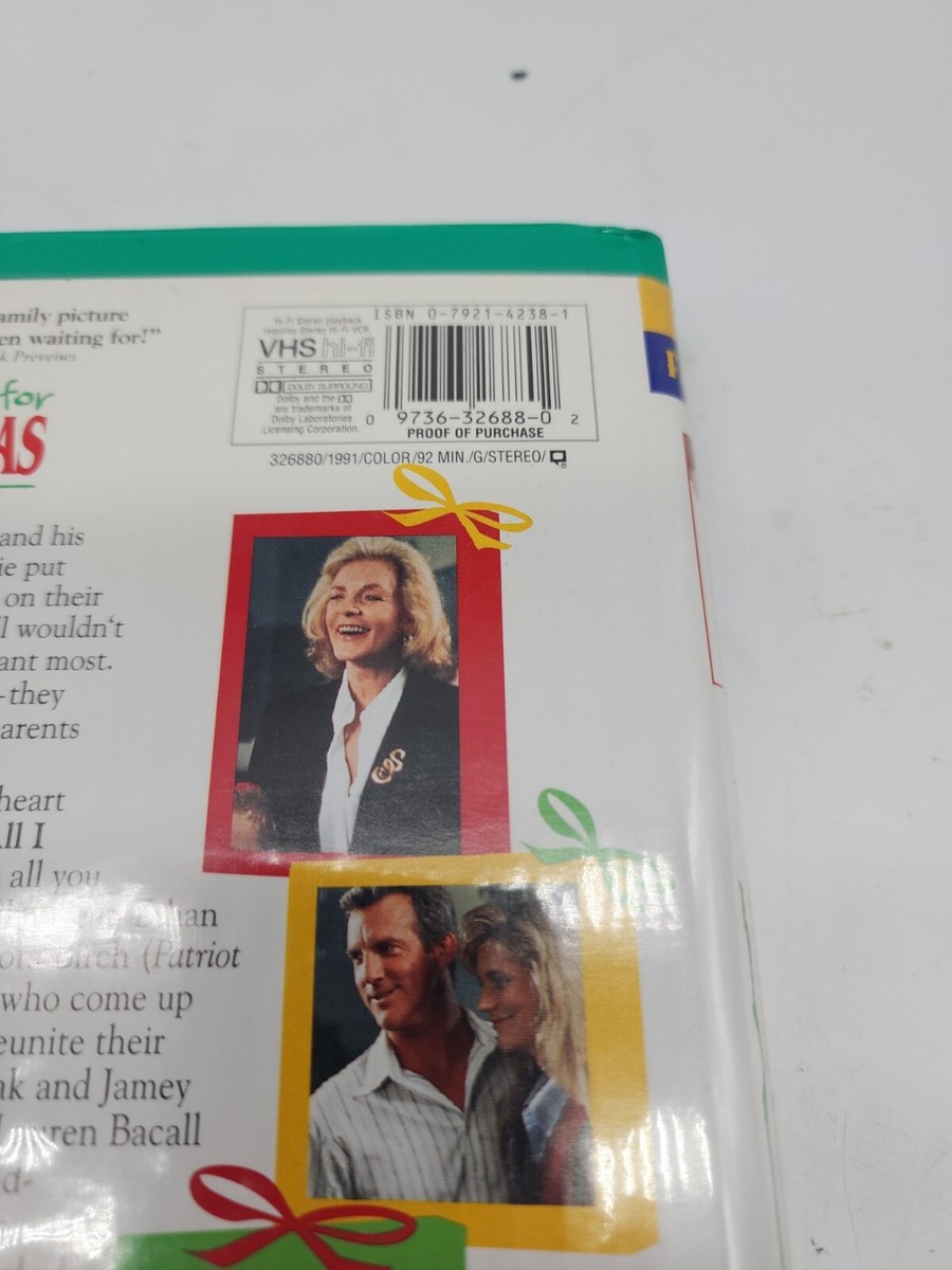 All I Want for Christmas 1991 VHS Leslie Nielsen Kevin Nealon