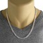 thumbnail 2 - 925 Sterling Silver Men's Cuban Curb Chain Necklace 6mm (150 Gauge)