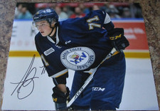 TYSON FOERSTER SIGNED 8X10 MATTE PHOTO PHILADELPHIA FLYERS BARRIE COLTS (B)