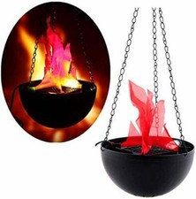 Hanging Flame Light Great Halloween Decoration Lamp LED Fake Fire Light Campfire