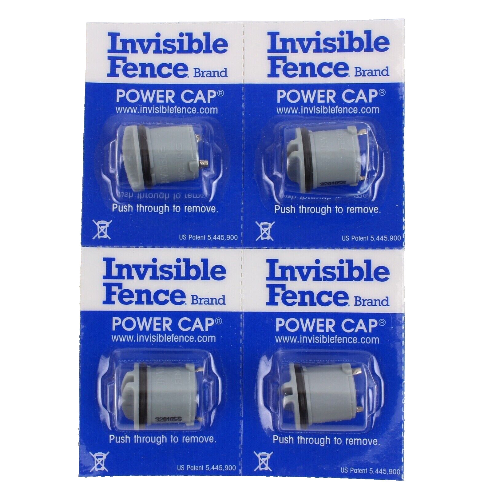 4 X Invisible Fence Dog Collar Battery Cap R21 R22 Microlite IFA-001 Batteries
