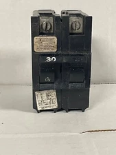 Federal Pacific FPE Stab-Lok Breaker 2 Pole 30 Amp 240V Thick