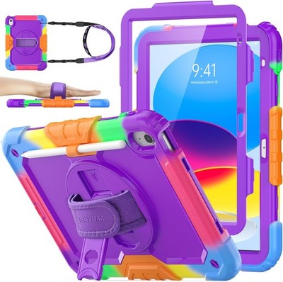SEYMAC Stock Case für iPad 10. Generation 10,9 Zoll 2022, Full-Body Drop Protec