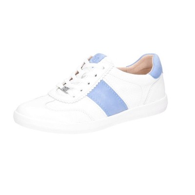 Caprice Bequem Sneaker Weite H Hirsch Leder WHITE DEER COMB