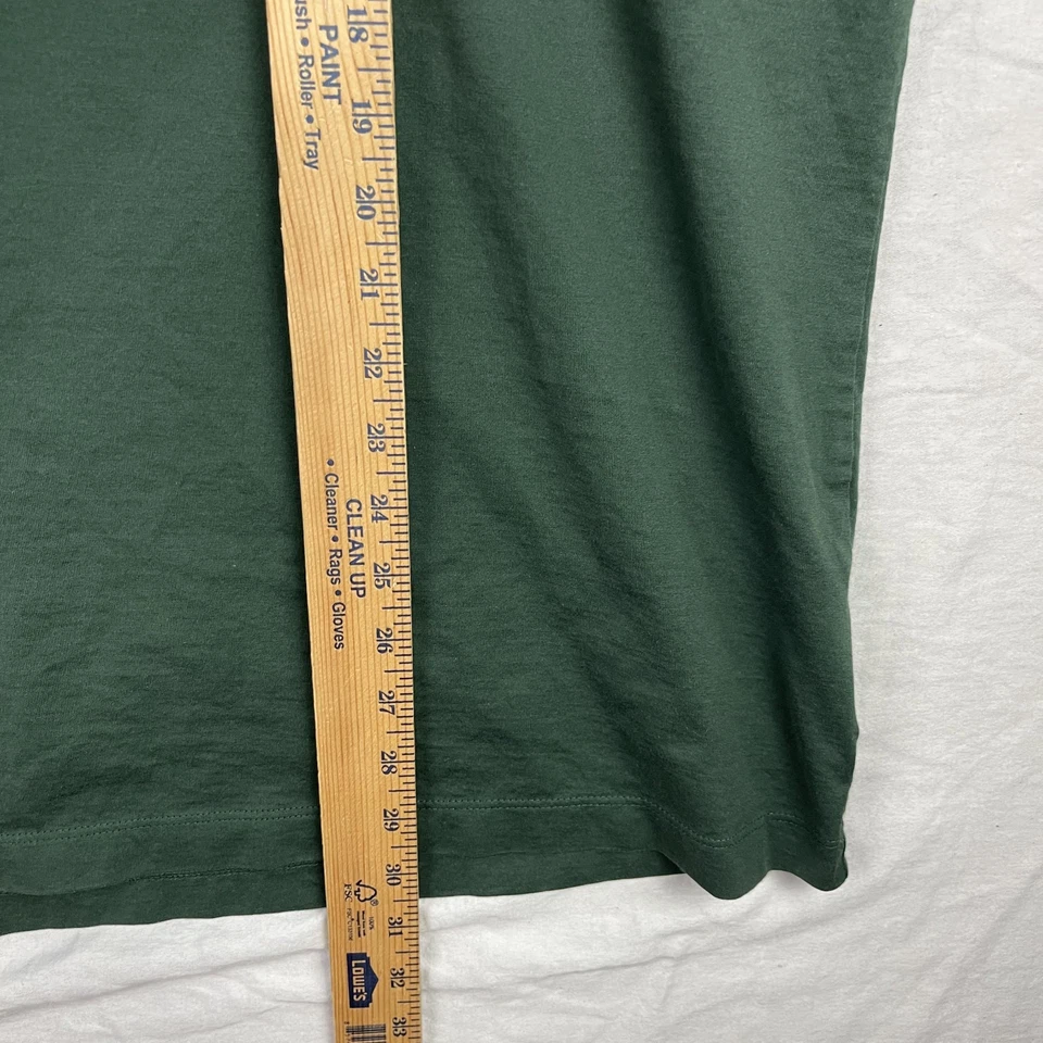 Y-3 Yohji Yamamoto adidas Shirt Mens 2XL Green Streetwear Crewneck Tee GK4503 - Image 4 of 4