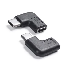 Right Angle USB C Connector Type C Female to Male Adapter 10Gbps Data Transfer